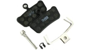 SRAM Organic schijfremblokken voor G2 / Guide / Trail met stalen achterplaat