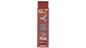 YBN 12-speed ketting, 118 schakels, zilver (BULK)