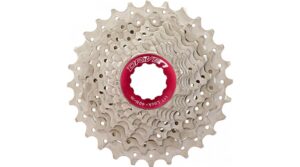 SunRace CSRX0 10-speed cassette, 11-32 tanden, metallic