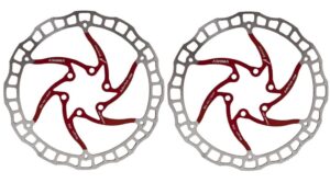 Ashima ARO-08 remschijf 6-bouts 180 mm rood (2 stuks)