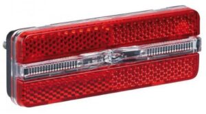 Büchel Sunset Strip LED-achterlicht met parkeerlicht, geschikt voor montage op de bagagedrager