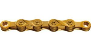 Cadena KMC X9 de 9 velocidades, 114 eslabones, Ti-N dorado